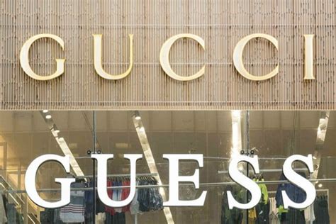 gucci vs guess logo|guess trademark infringement lawsuit.